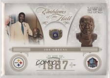 2011 Playoff National Treasures Emblems of the Hall /99 Joe Greene #23 HOF