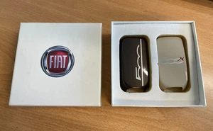 Genuine Fiat 500X pair of key remote covers bronze + ivory - 52002331 - Picture 1 of 1