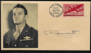 Claire Lee Chennault Collector's Envelope with genuine 1941 Postage Stamp OP1246 - Picture 1 of 1