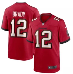 Tom Brady Tampa Bay Buccaneers Nike On Field Game Football Jersey Red Men’s XL - Picture 1 of 2
