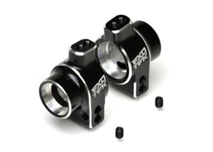 EXOTEK #2029, 22S REAR HD HUB SET, 1pr 7075 black w/ silver - Foto 1 di 2