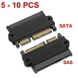 5-10x SAS a SATA 22 pines macho convertidor disco duro adaptador SFF-8482 - Imagen 1 de 7