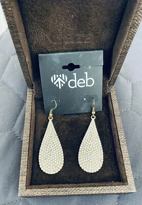 Gold Yellow Filled Teardrop Dangle Earrings Polished - Image 1 of 4