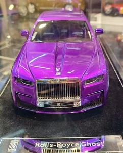 *EXTREMLY RARE* 1:18 Rolls-Royce Ghost Purple Resin Limited Edition - Picture 1 of 9