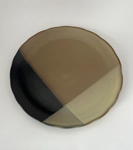 Sango Gold Dust Black #5022 - 12 1/2" Chop Plate Platter Discontinued Pattern - Picture 1 of 4
