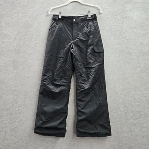 Columbia Boys Activewear Pants Medium Black Snowboard Ski Pant Wide Leg Fleece - Picture 1 of 10
