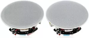 6.5" Flush Mount in-Ceiling/Wall Bluetooth Speakers 2-Way Home Speaker System - Picture 1 of 12