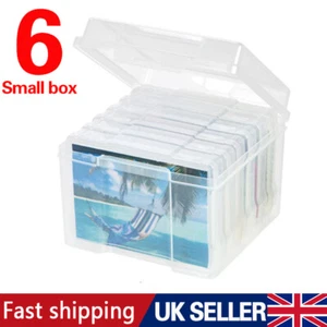Photo Storage Boxes 6x4 600 Photograph Picture Album Organiser Craft Container - Picture 1 of 9