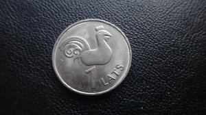 Latvia 2005 Rooster of St. Peter's Church 1 lats Circulating commemorative coin - Picture 1 of 6