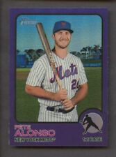 2022 Topps Heritage Chrome Purple Refractor SP Pete Alonso New York Mets