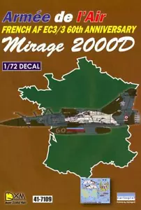 DXM Decals 1/72 DASSAULT MIRAGE 2000D Armee de l'Air 60th Anniversary - Picture 1 of 4
