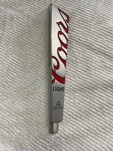 Coors Light Heavy Metal Beer Tap Handle 12" 3-Sided. Made from Recycled Cans - Picture 1 of 9