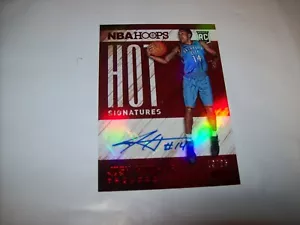 2015-16 Panini NBA Hoops Hot Signatures Josh Huestis # 19\25 SP Auto Free Ship - Picture 1 of 2