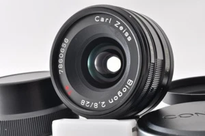 Contax Carl Zeiss Biogon T 28mm f/2.8 Black AF Lens for G1 G2 From Japan - Picture 1 of 16