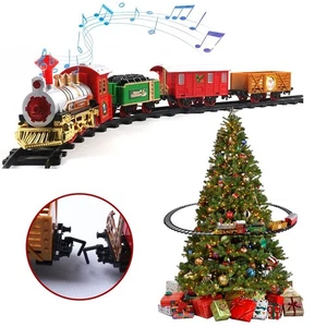 Hängendes Weihnachtszug Set Elektrischer Weihnachtsbaum Zug Spielzeug mit Licht & So ~ - Bild 1 von 14