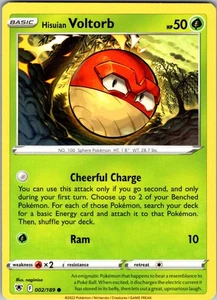 Hisuian Voltorb 002/189 Common Regular SWSH10: Astral Radiance NM - Picture 1 of 2