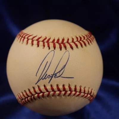 Бейсбольный мяч Dean Palmer Texas Rangers с автографом OAL (AUB31) - Изображение 1 из 3