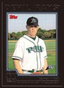 Damian Moss Tampa Bay Devil Rays 2004 Topps Black #398 SN /53 - Picture 1 of 2
