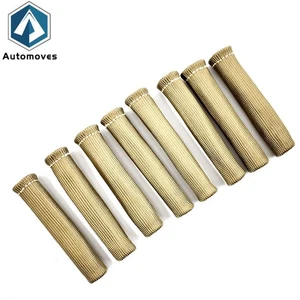 BROWN 1800° SPARK PLUG WIRE BOOTS HEAT SHIELD PROTECTOR SLEEVE BASALT FIBRE - Picture 1 of 7