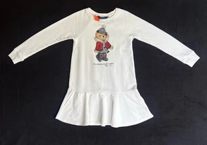 Vestido polar Polo Ralph Lauren para niña marfil bebé oso talla S (7) - Imagen 1 de 14