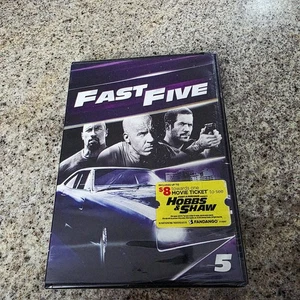 Fast & Furious Fast Five DVD Dwayne Johnson NEW Movie - Picture 1 of 7