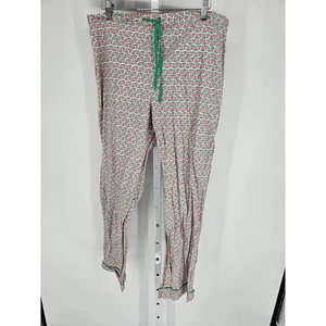 Talbots Womens Sz M Lounge Pajama Print Watermelon Print Green Pink - Picture 1 of 4