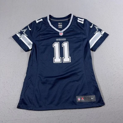 达拉斯牛仔耐克球衣女式 M Beasley 11 On Field 海军蓝足球迷 — 第 1/4 张图片