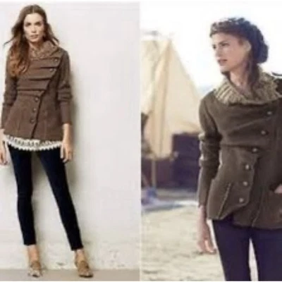 Свитер Anthropologie Casch Gro Abrahamsson шерсть авангард вычурная фея размер 36 - Изображение 1 из 4