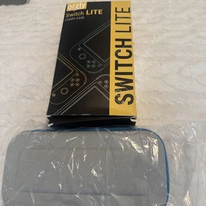 Orzly Nintendo Switch Lite Comfort Case Thumb Grips Gray/ Blue New In Box - Picture 1 of 8