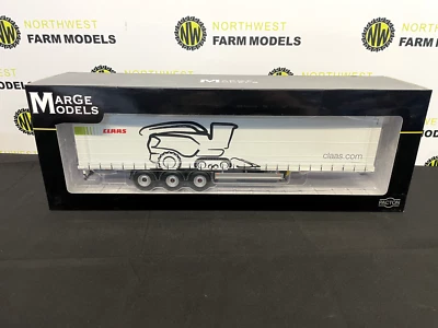 MARGE MODELS 1:32 SCALE PACTON CURTINSIDE TRAILER - CLAAS EDITION - Image 1 of 2