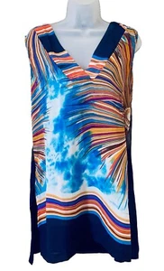 Tiny Anthropologie Damen Gr. S Shoreline Sunburst Tunika Top Hippie Bunt - Bild 1 von 9