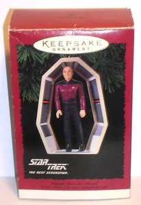 1995 HALLMARK STAR TREK NEXT GENERATION CAPTAIN JEAN-LUC PICARD KEEPSAKE ORNAMNT - Picture 1 of 7