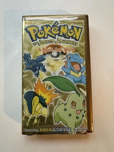 Pokémon VHS The Johto Journeys A Brand New World - Picture 1 of 6