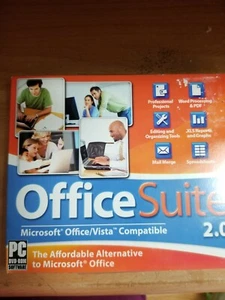 OFFICE SUITE 2.0 Home & Business (2008 Windows PC CD-ROM) NEW, SEALED. - Picture 1 of 2