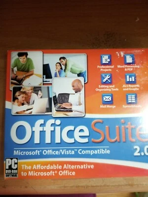  OFFICE SUITE 2.0 Home & Business (2008 Windows PC CD-ROM) NEW, SEALED. - Image 1 of 2