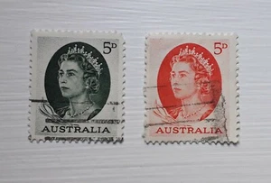 Complete Australia used stamp set: 1963 Queen Elizabeth II definitives - Picture 1 of 1