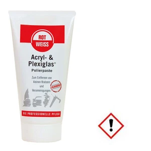 1 Stück 150ml Rotweiss Acryl & Plexiglas Politur Scheinwerfer polieren 5350 - Bild 1 von 1