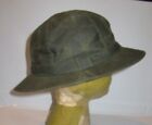 VTG Barbour D575 Waxed Cotton Deerstalker Hat Sherlock Holmes  7 1/4 RARE