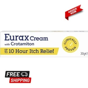 Eurax Itch Relief Dry Skin, Allergic Rash, Chickenpox, Anti-Itch Cream 30g - Picture 1 of 6