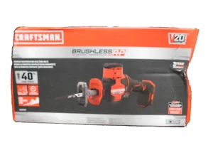 CRAFTSMAN V20 Brushless Cordless Reciprocating Saw-Tool Only (CMCS340B) - Picture 1 of 5