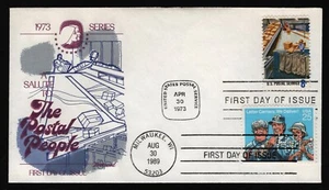 #1492 8c Postal Employees, Fleetwood-Dual Cancel FDC **ANY 5=FREE SHIPPING** - Picture 1 of 2