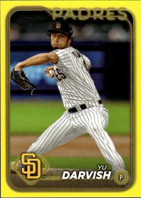 2024 Topps Yu Darvish #627 Yellow San Diego Padres 3Q - Image 1 of 2