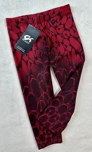 Nuevo GK Elite CAPRI LEGGINGS Gimnasia ROJO Y NEGRO Leotardo PANTALONES Medias TALLA: CS - Imagen 1 de 5