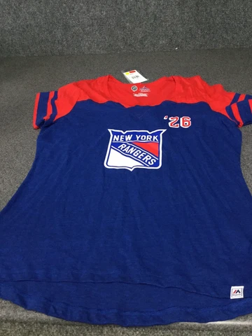 NHL New York Rangers ‘26 Womans Size Large Short Sleeve Shirt M48E Cover