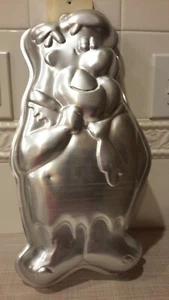 Vintage Wilton 1975 #502-186 Fred Flintstone Character Aluminum Cake Pan Bake - Bild 1 von 6