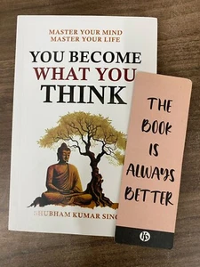 You Become What You Think by Shubham Kumar Singh Paperback brand new + bookmark - Picture 1 of 4