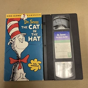 Dr Seuss The Cat in the Hat VHS 1994 Animated Sing-Along Classics - Picture 1 of 3
