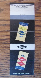 FARMING MATCHBOOK COVER: DOW CHEMICAL CO. MIDLAND, MICHIGAN EMPTY MATCHCOVER -C8 - Imagen 1 de 1