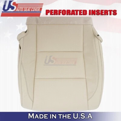 2014 to 2019 For Toyota Highlander Driver Bottom Leather w/Perforated Cover Tan - Image 1 of 4