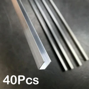 40Pcs for 6mmx12mm LED Neon Rope Light 3.3ft Aluminum Mount Holder Channel Track - Picture 1 of 8